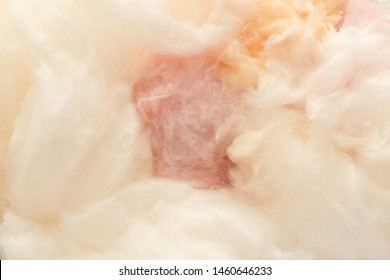 Texture Of Cotton Candy, Closeup