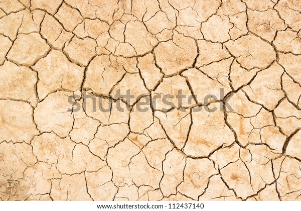 texture of the\
crackled white clay in the\
desert