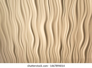 Texture, Cream Colored Wave Pattern 