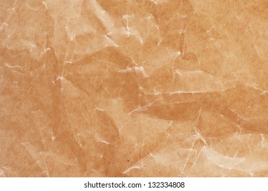 Texture Of Crumpled Wax Paper