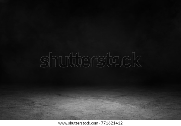 Texture dark\
concrete floor with mist or\
fog