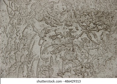 Texture Of Decorative Plasterwork