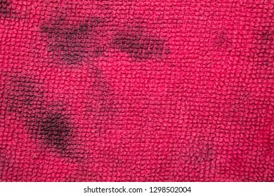 Texture Of Dirty Microfiber Towel 