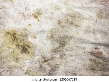 The Texture Of Dirty Soiled Rag. Authentic Texture Of Soiled Dirty Cotton, Fabric, Textile.