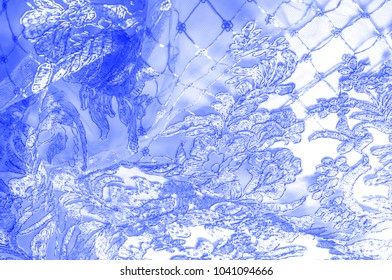 Texture. Drawing. Silver lace fabric Blue. Welcome to our Blue & Silver Sequin Fabric section, here you can click and use the image to add to your blogs, forums, websites and other online media.