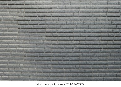 Texture Of Dusty Black Painted Brick Veneer Wall