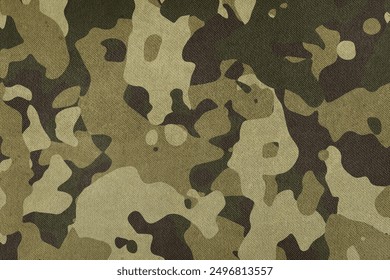 Texture of fabric with military camouflage. Military theme background. - Powered by Shutterstock