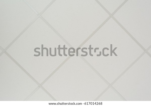 Texture False Ceiling Consisting Square Plates Stock Photo Edit