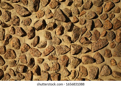 texture of fine brown stone, pebbles