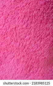 Texture Fluffy Pink Fabric Close-up, Macro Photography