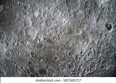Texture of a full moon in detail