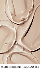 texture gel serum on beige background - Shutterstock ID 2321206465