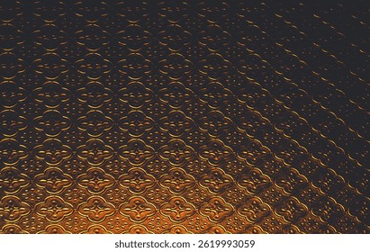 Texture of glass patterned coating