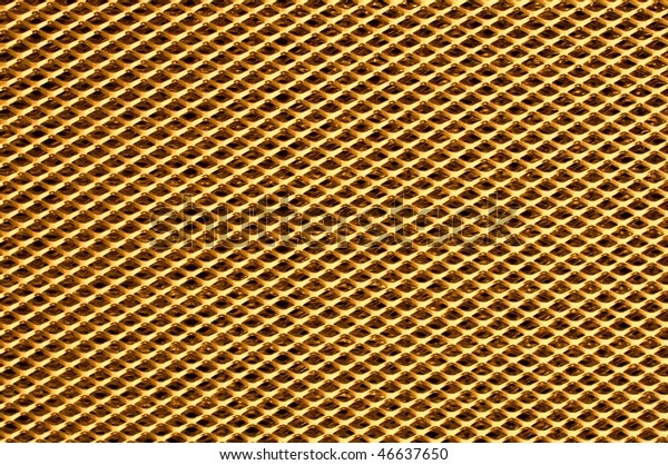 Texture Gold Metal Perforated Sheet Stock Photo (Edit Now) 46637650