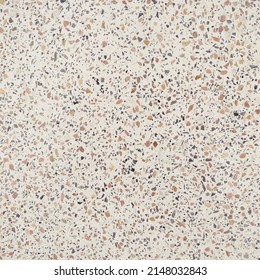 Texture of Gray Terrazzo Marble with 1x1 size.