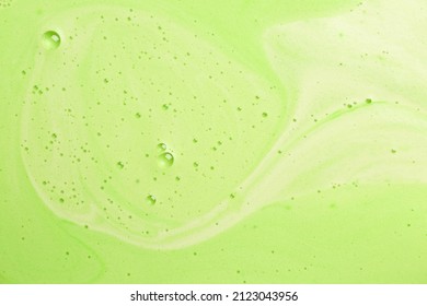 Texture Of Green Thick Foam, Closeup