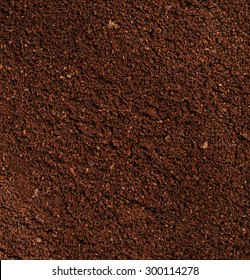 The Texture Of The Ground Coffee .