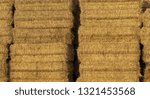 the texture of the hay
