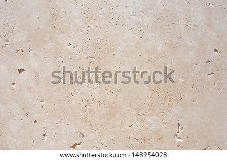 Texture of a high resolution travertine marble floor with different patterns and details