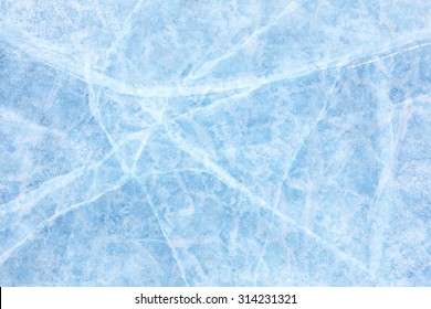 Textur des Eises des Baikalsees in Sibirien 