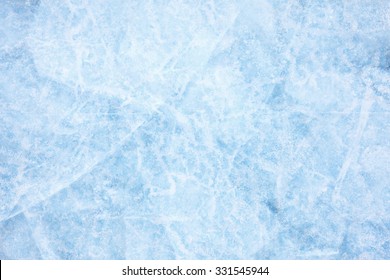 Textur des Eises des Baikalsees in Sibirien 
