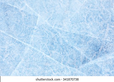 Texture of ice of Baikal lake in Siberia 