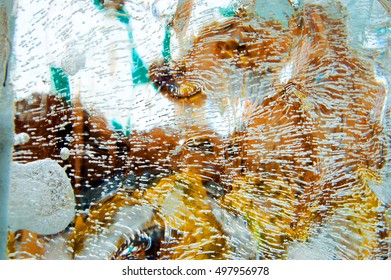 Texture Ice Reflection Refraction Stock Photo 497956918 | Shutterstock