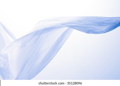 TEXTURE IMAGE- unique shape of a  blue cloth