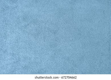 The Texture Of The Light Blue Velvet. The Background Of Light Blue Cloth. Background Of Light Blue Velvet