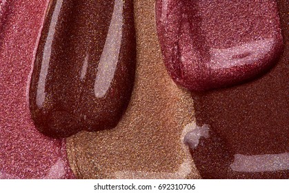 Texture Of Liquid Lip Gloss