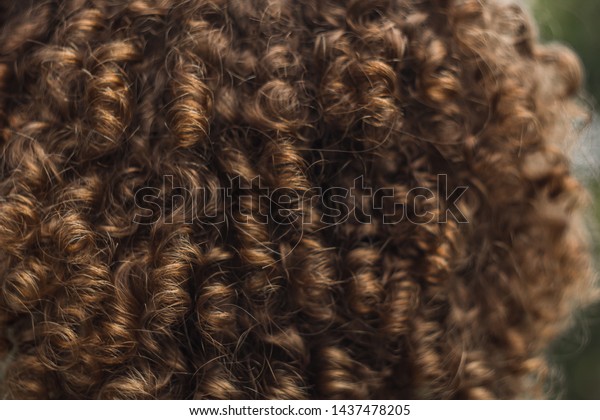 Texture Male Curly Hair Close Perm Stock Photo Edit Now 1437478205