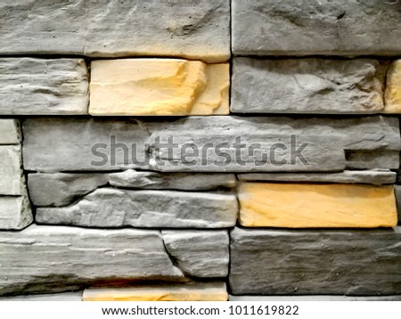 Texture and mass material of Synthetic stone 