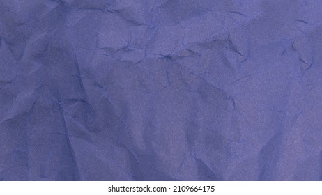 Texture Matte Blue Crumpled Paper Background. Paper Textures And Backgrounds. Blue Background
