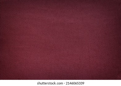 Texture of matte leather maroon color, vignette. - Shutterstock ID 2146065339