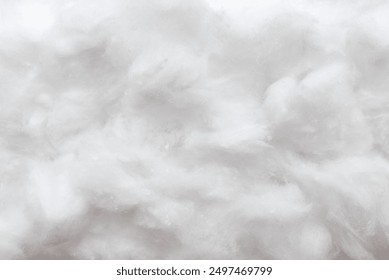 Texture of medical cotton close-up. Cotton wool. Health. Medicine