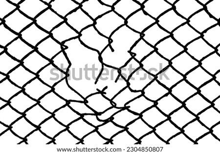 Image, Stock Photo running Net Wire