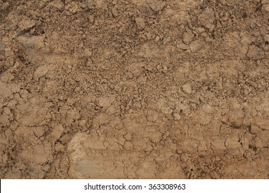 The texture the mud wet soil