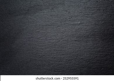 Texture Of Natural Black Slate Rock