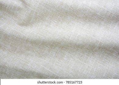 Texture Of Natural Linen Fabric.