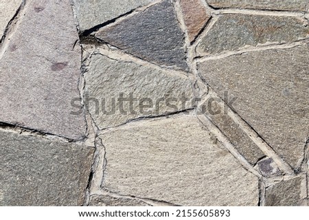 texture of natural slate stone pavement. abstract background