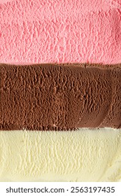 Texture Neapolitan Ice Cream, Food Background