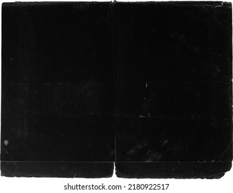 Texture of old black paper with torn uneven edges, overlay texture - Shutterstock ID 2180922517