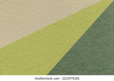 Texture old craft beige   green color paper background  macro  Structure vintage abstract cardboard and olive gradient   rainbow pattern  Felt backdrop closeup 