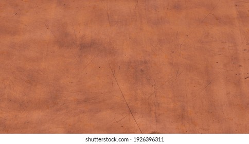 Texture Of Old Metal Copper Sheet With Scratch 