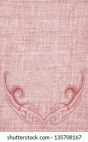 Texture of old paper with a pattern