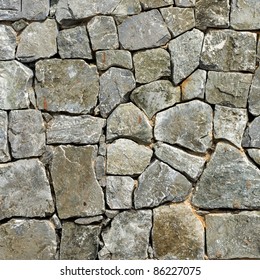 Texture Of Old Rock Wall For Background