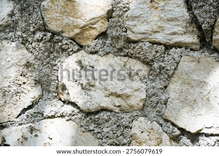 Texture of an old stone wall
