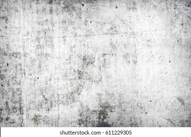 Texture of old white concrete wall for background - Shutterstock ID 611229305