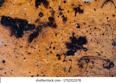 
Texture Of An Old Wooden Surface Burned By Electric Welding