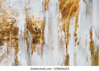The texture of the oriental style of gray and gold canvas with an abstract pattern, close-up. - Shutterstock ID 1930636253